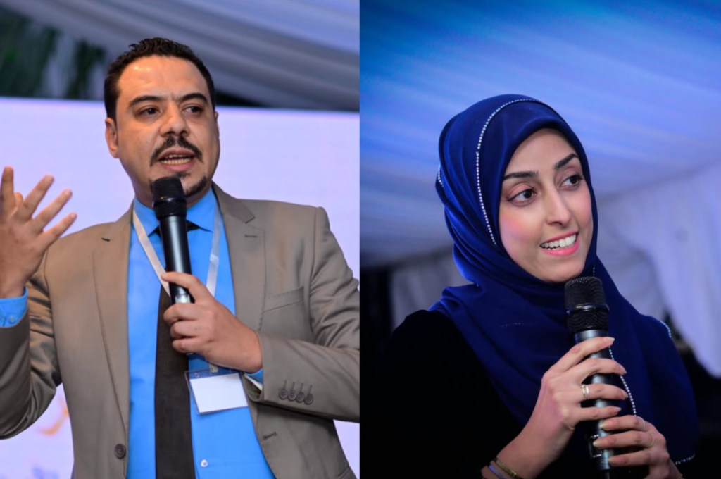 الدكتورة أروى الجعباله والدكتور عرفة المغربي يعرفان خدمات وتقنيات مركز بيوتي لاين